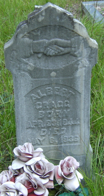 Albert Cragg, Powell Gap Cemetery, Rabun Co., GA